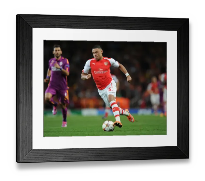 Framed Print : Arsenal FC vs Galatasaray: Alex Oxlade-Chamberlain in Champions League Action at Emirates Stadium Framed Print : Arsenal FC vs Galatasaray: Alex Oxlade-Chamberlain in Champions League Action at Emirates Stadium