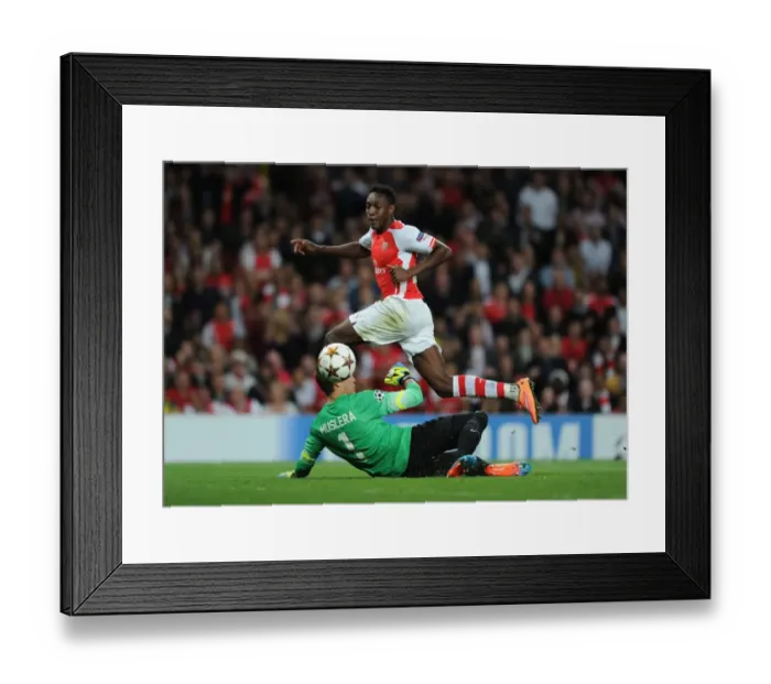 Framed Print : Arsenal's Danny Welbeck Scores Fourth Goal Against Galatasaray in 2014 / 15 Champions League Framed Print : Arsenal's Danny Welbeck Scores Fourth Goal Against Galatasaray in 2014 / 15 Champions League