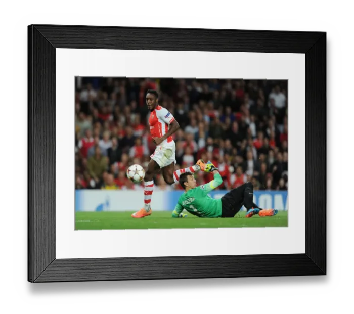 Framed Print : Arsenal's Danny Welbeck Scores Fourth Goal: Crushing Galatasaray in Champions League (2014 / 15) Framed Print : Arsenal's Danny Welbeck Scores Fourth Goal: Crushing Galatasaray in Champions League (2014 / 15)