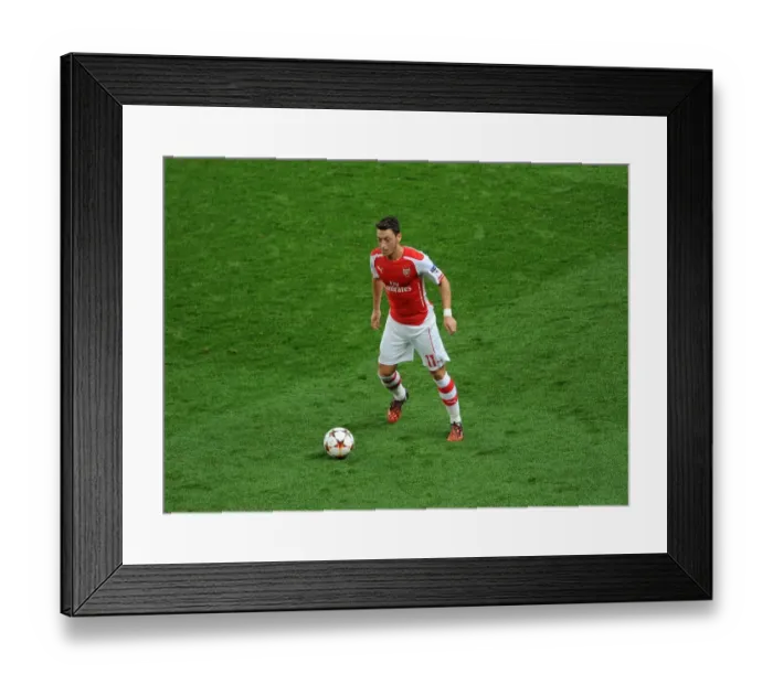 Framed Print : Mesut Ozil in Action: Arsenal vs. Galatasaray, UEFA Champions League, 2014 Framed Print : Mesut Ozil in Action: Arsenal vs. Galatasaray, UEFA Champions League, 2014