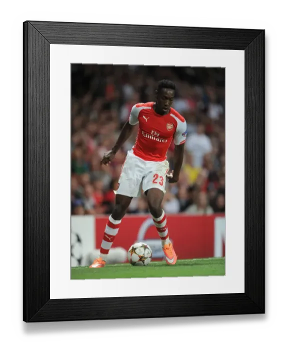 Framed Print : Danny Welbeck in Action: Arsenal vs. Galatasaray, UEFA Champions League, 2014
