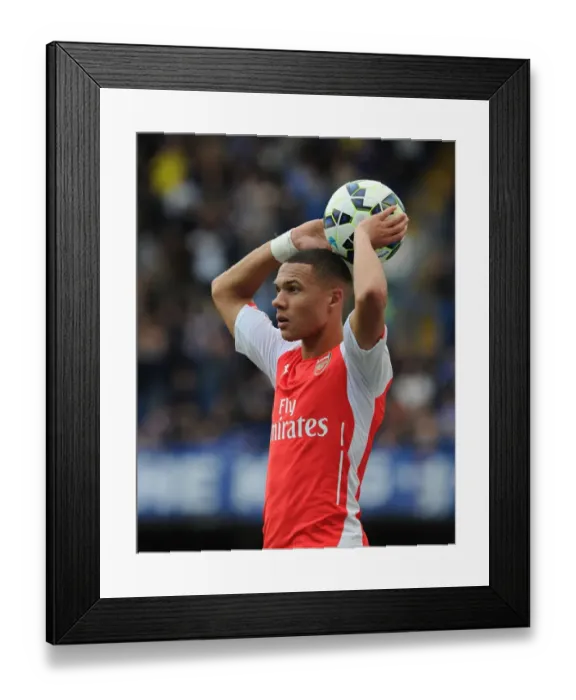 Framed Print : Arsenal's Kieran Gibbs Goes Head-to-Head with Chelsea at Stamford Bridge (2014-15 Premier League) Framed Print : Arsenal's Kieran Gibbs Goes Head-to-Head with Chelsea at Stamford Bridge (2014-15 Premier League)
