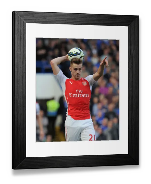 Framed Print : Intense Face-Off: Calum Chambers vs. Chelsea (2014-15 Premier League)