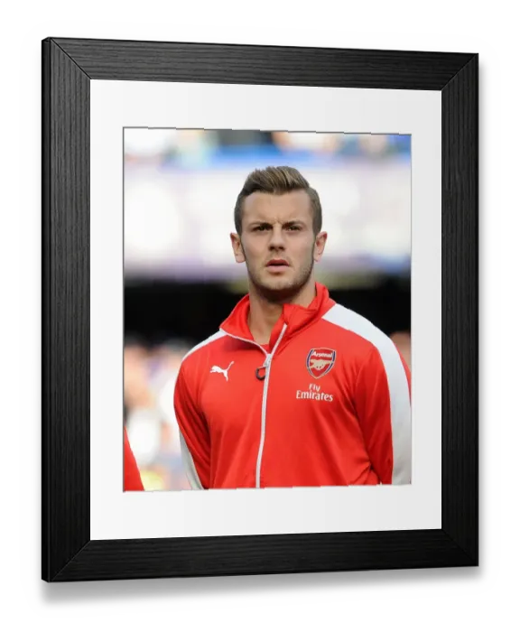 Framed Print : Arsenal's Jack Wilshere Before Chelsea Clash in Premier League (2014-15) Framed Print : Arsenal's Jack Wilshere Before Chelsea Clash in Premier League (2014-15)