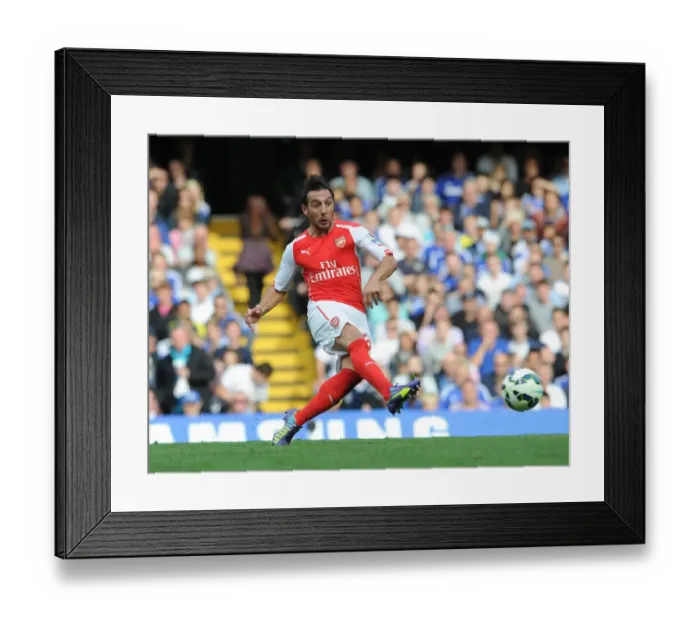 Framed Print : Santi Cazorla: Arsenal Star in Action Against Chelsea (2014-15) Framed Print : Santi Cazorla: Arsenal Star in Action Against Chelsea (2014-15)