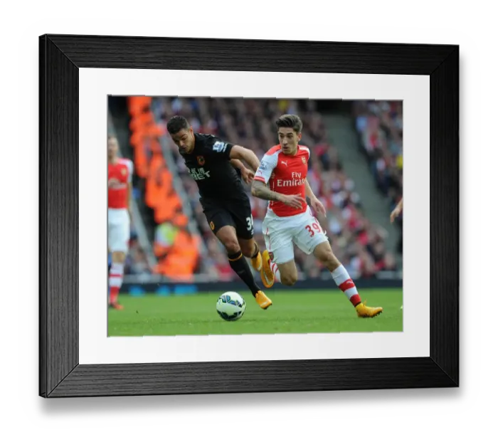 Framed Print : Hector Bellerin Outruns Hatem Ben Arfa: Arsenal's Thrilling Victory over Hull City, 2014-15 Premier League Framed Print : Hector Bellerin Outruns Hatem Ben Arfa: Arsenal's Thrilling Victory over Hull City, 2014-15 Premier League
