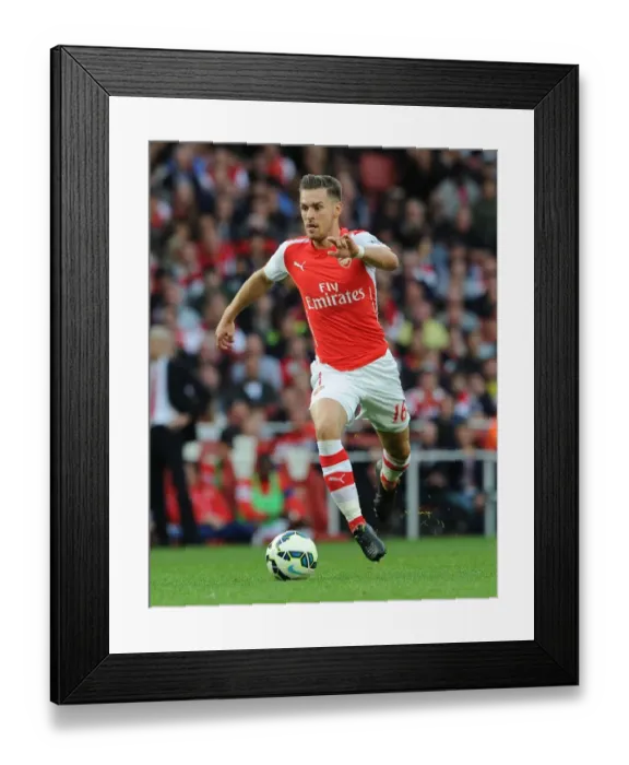 Framed Print : Aaron Ramsey in Action: Arsenal vs Hull City, Premier League 2014-15 Framed Print : Aaron Ramsey in Action: Arsenal vs Hull City, Premier League 2014-15