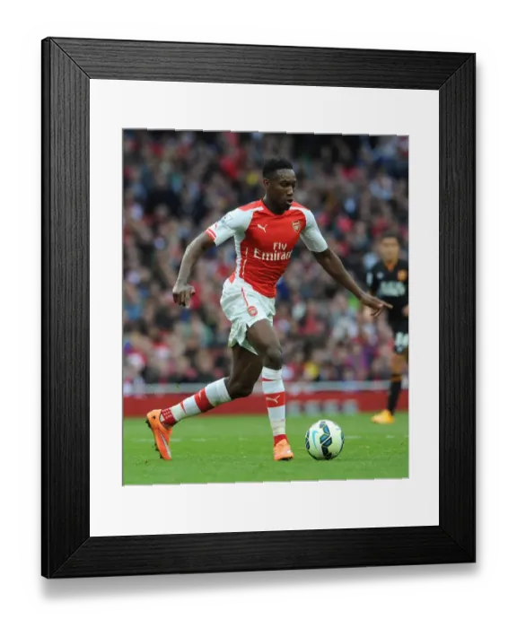Framed Print : Danny Welbeck in Action: Arsenal vs Hull City, Premier League 2014-15
