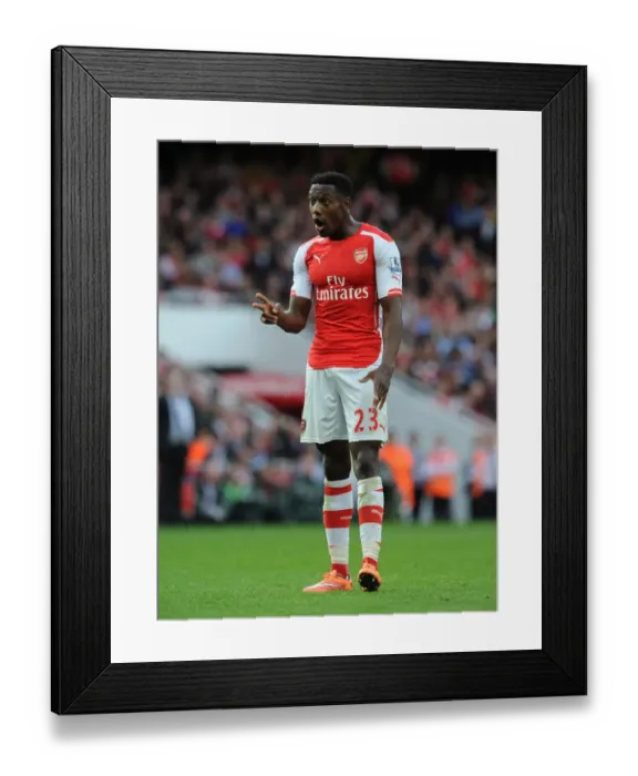 Framed Print : Danny Welbeck in Action: Arsenal vs Hull City, Premier League 2014-15