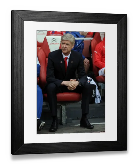 Framed Print : Arsene Wenger: Arsenal Manager before Arsenal vs Hull City (2014-15) Framed Print : Arsene Wenger: Arsenal Manager before Arsenal vs Hull City (2014-15)
