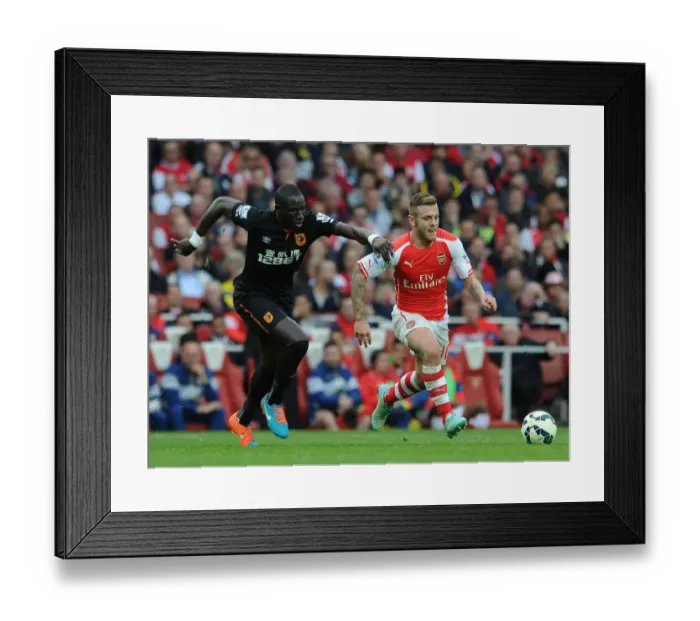 Framed Print : Jack Wilshere Outmaneuvers Mohamed Diame: Arsenal vs Hull City, 2014-15 Premier League Framed Print : Jack Wilshere Outmaneuvers Mohamed Diame: Arsenal vs Hull City, 2014-15 Premier League