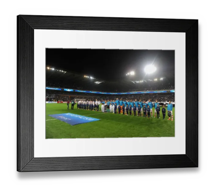 Framed Print : Arsenal vs. Anderlecht - UEFA Champions League Showdown, Brussels 2014