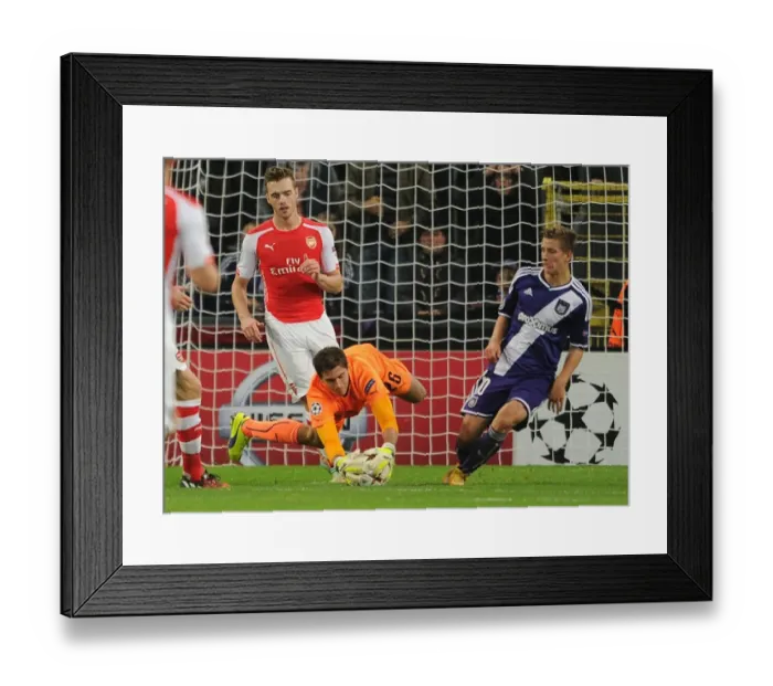 Framed Print : Martinez vs. Praet: A Champions League Showdown