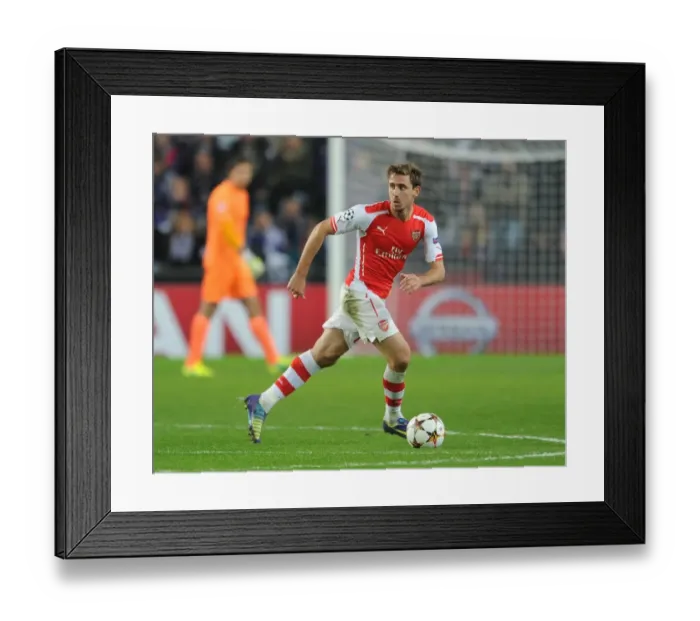 Framed Print : Nacho Monreal in Action: Arsenal vs. RSC Anderlecht, UEFA Champions League 2014-15 Framed Print : Nacho Monreal in Action: Arsenal vs. RSC Anderlecht, UEFA Champions League 2014-15