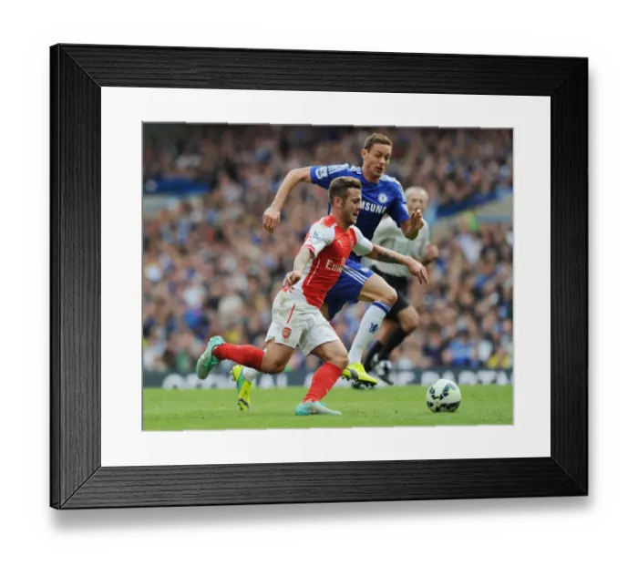 Framed Print : Jack Wilshere vs. Nemanja Matic: Battle in the Midfield - Chelsea vs. Arsenal, Premier League 2014-15 Framed Print : Jack Wilshere vs. Nemanja Matic: Battle in the Midfield - Chelsea vs. Arsenal, Premier League 2014-15