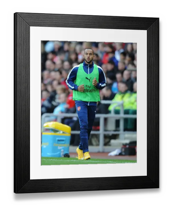 Framed Print : Theo Walcott in Action: Sunderland vs. Arsenal, Premier League 2014 / 15