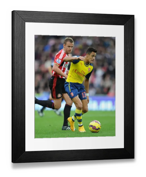 Framed Print : Alexis Sanchez in Action: Arsenal's Star Performance against Sunderland, Premier League 2014 / 15 Framed Print : Alexis Sanchez in Action: Arsenal's Star Performance against Sunderland, Premier League 2014 / 15
