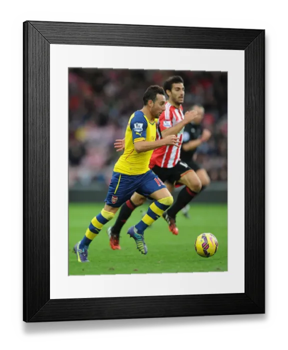 Framed Print : Santi Cazorla in Action: Arsenal vs Sunderland, Premier League 2014 / 15 Framed Print : Santi Cazorla in Action: Arsenal vs Sunderland, Premier League 2014 / 15