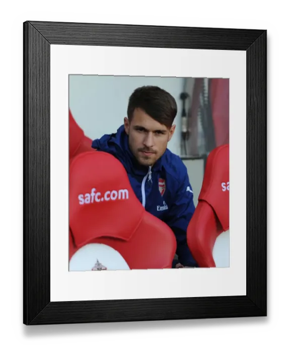 Framed Print : Aaron Ramsey: Arsenal Star Ready for Sunderland Clash (2014 / 15) Framed Print : Aaron Ramsey: Arsenal Star Ready for Sunderland Clash (2014 / 15)