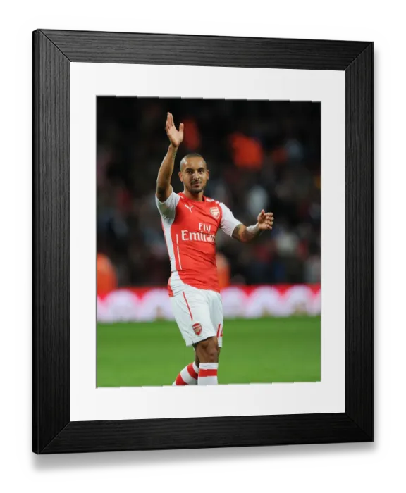 Framed Print : Theo Walcott's Emotional Farewell: Arsenal vs Burnley, 2014 / 15