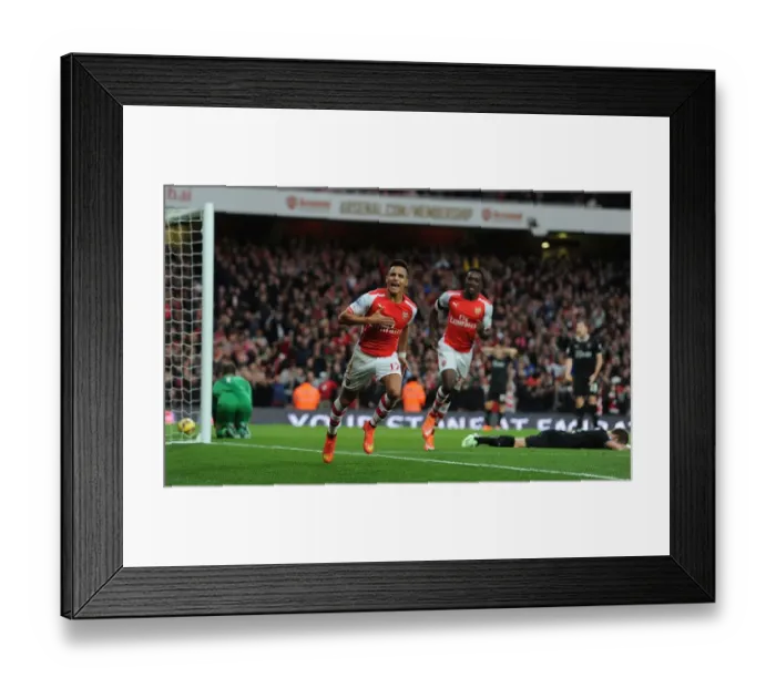 Framed Print : Alexis Sanchez's Debut Goal: Arsenal 1-0 Burnley (2014 / 15) Framed Print : Alexis Sanchez's Debut Goal: Arsenal 1-0 Burnley (2014 / 15)