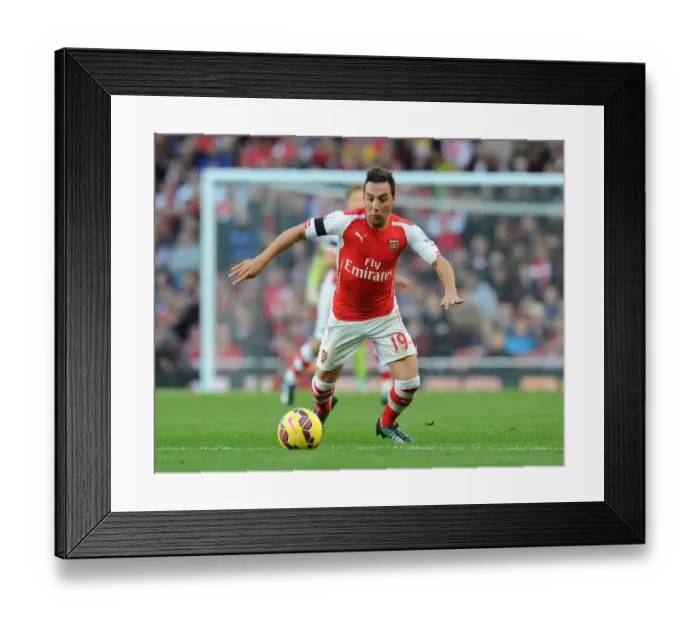 Framed Print : Santi Cazorla in Action: Arsenal vs Burnley, Premier League 2014 / 15 Framed Print : Santi Cazorla in Action: Arsenal vs Burnley, Premier League 2014 / 15