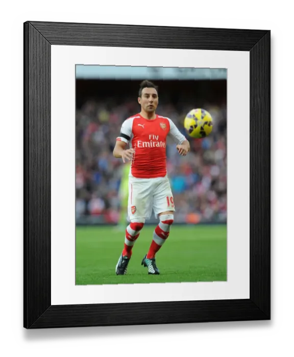 Framed Print : Santi Cazorla: Arsenal's Midfield Maestro in Action Against Burnley, Premier League 2014 / 15 Framed Print : Santi Cazorla: Arsenal's Midfield Maestro in Action Against Burnley, Premier League 2014 / 15