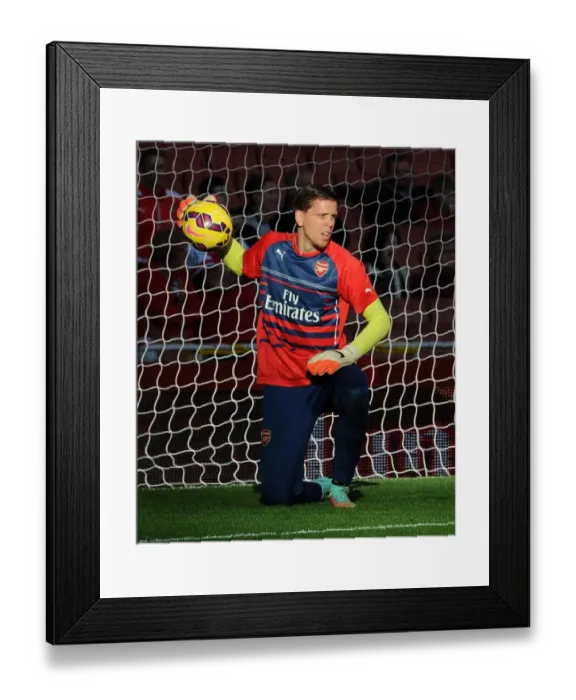 Framed Print : Wojciech Szczesny (Arsenal). Arsenal 3: 0 Burnley. Barclays Premier League. Emirates Stadium Framed Print : Wojciech Szczesny (Arsenal). Arsenal 3: 0 Burnley. Barclays Premier League. Emirates Stadium