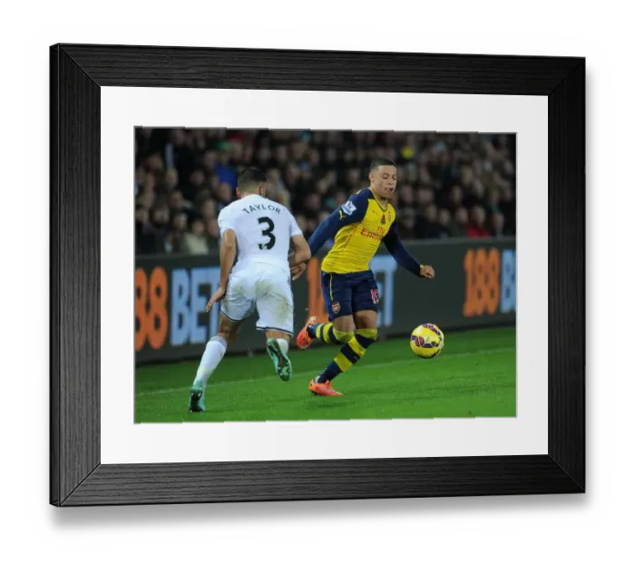 Framed Print : Clash of Wings: Sanchez vs. Taylor in Swansea Derby Framed Print : Clash of Wings: Sanchez vs. Taylor in Swansea Derby