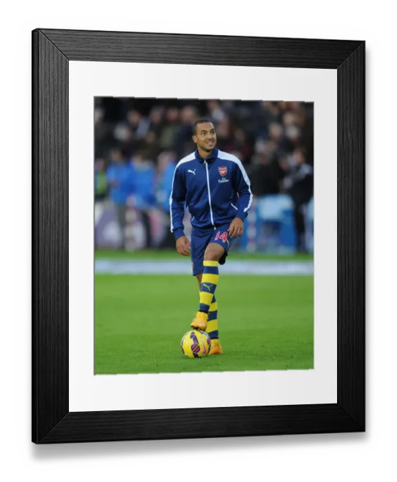 Framed Print : Theo Walcott Gears Up: Swansea vs Arsenal, Premier League 2014-15 Framed Print : Theo Walcott Gears Up: Swansea vs Arsenal, Premier League 2014-15