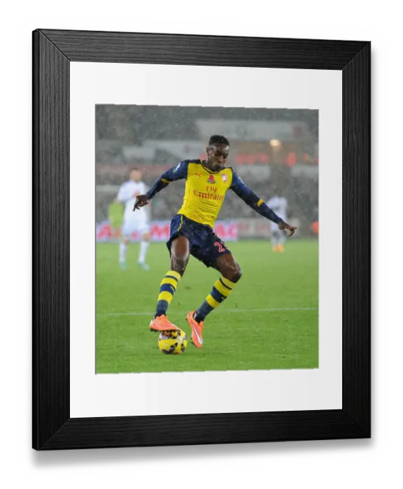 Framed Print : Danny Welbeck in Action: Swansea vs Arsenal, Premier League 2014-15 Framed Print : Danny Welbeck in Action: Swansea vs Arsenal, Premier League 2014-15