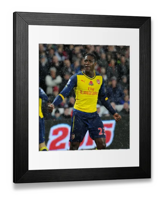 Framed Print : Danny Welbeck's Goal Celebration: Swansea v Arsenal, Premier League 2014-15 Framed Print : Danny Welbeck's Goal Celebration: Swansea v Arsenal, Premier League 2014-15