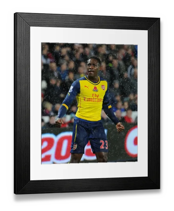 Framed Print : Danny Welbeck's Goal Celebration: Swansea vs. Arsenal, Premier League 2014-15 Framed Print : Danny Welbeck's Goal Celebration: Swansea vs. Arsenal, Premier League 2014-15