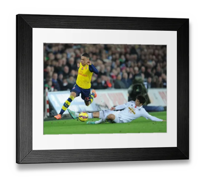 Framed Print : Alex Oxlade-Chamberlain Outmaneuvers Ki Sung-Yueng: Swansea v Arsenal, Premier League 2014-15 Framed Print : Alex Oxlade-Chamberlain Outmaneuvers Ki Sung-Yueng: Swansea v Arsenal, Premier League 2014-15