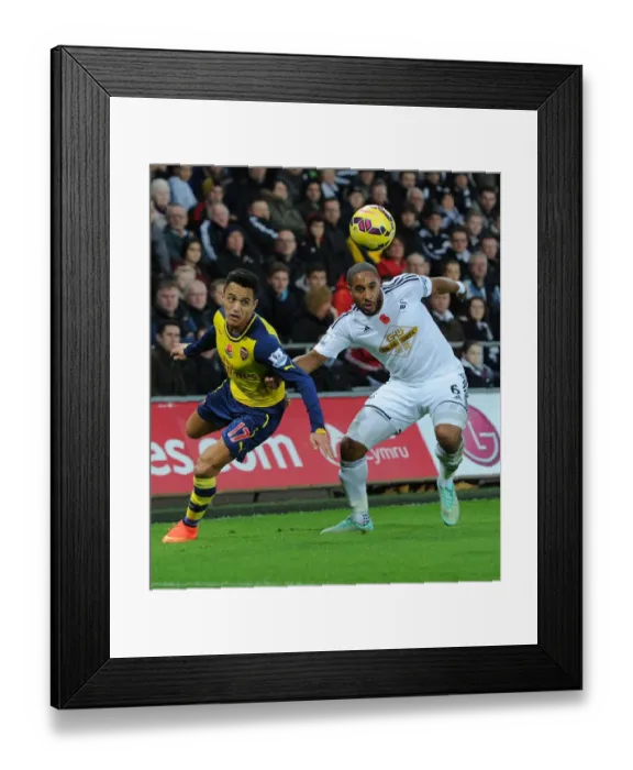 Framed Print : Clash of Titans: Sanchez vs. Williams - The Intense Battle in the Swansea Derby (2014-15) Framed Print : Clash of Titans: Sanchez vs. Williams - The Intense Battle in the Swansea Derby (2014-15)