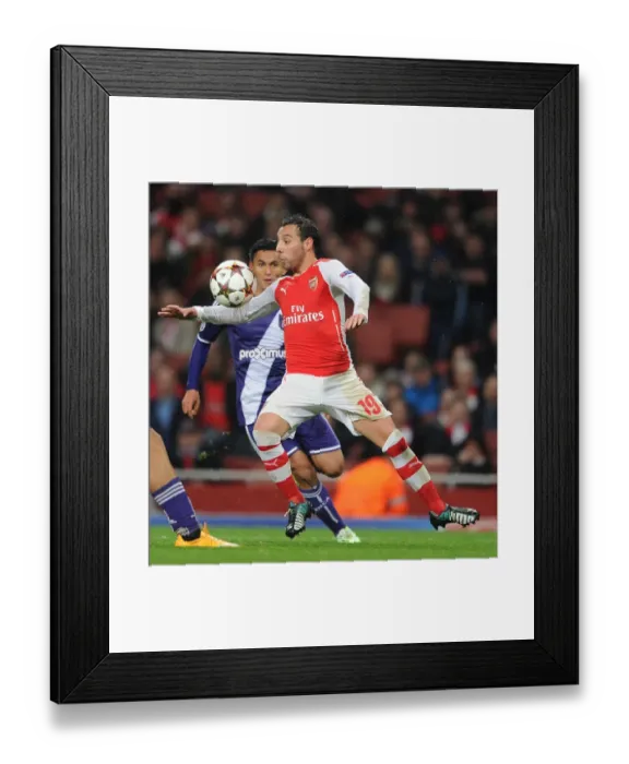 Framed Print : Santi Cazorla in Action: Arsenal vs RSC Anderlecht, UEFA Champions League, 2014 Framed Print : Santi Cazorla in Action: Arsenal vs RSC Anderlecht, UEFA Champions League, 2014