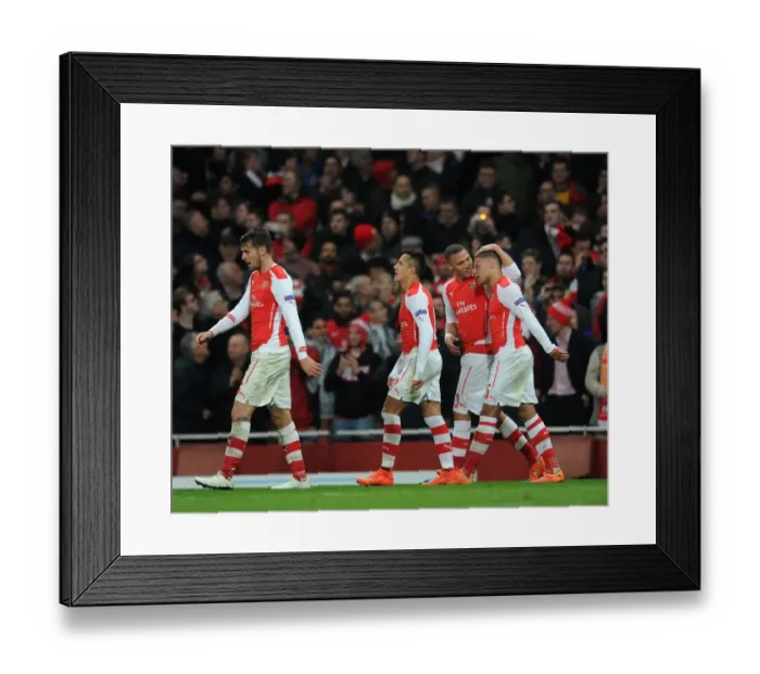 Framed Print : Alex Oxlade-Chamberlain's Strike: Arsenal's Triumph Over RSC Anderlecht in the UEFA Champions League (2014) Framed Print : Alex Oxlade-Chamberlain's Strike: Arsenal's Triumph Over RSC Anderlecht in the UEFA Champions League (2014)