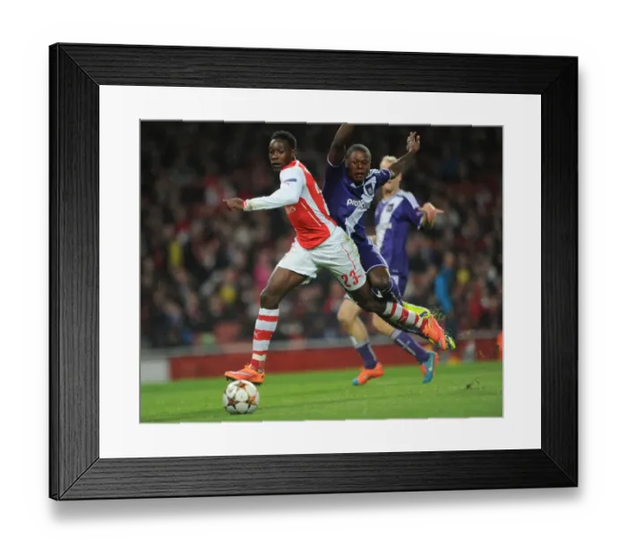 Framed Print : Arsenal's Danny Welbeck Fouled by Chancel Mbemba: Penalty in UEFA Champions League Match vs. Anderlecht Framed Print : Arsenal's Danny Welbeck Fouled by Chancel Mbemba: Penalty in UEFA Champions League Match vs. Anderlecht