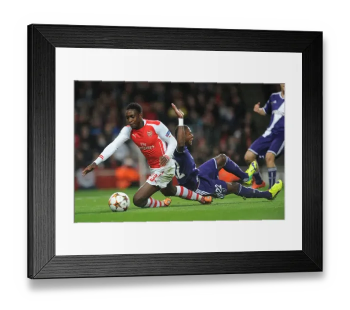 Framed Print : Danny Welbeck Foul: Arsenal's Penalty Against Anderlecht in 2014 Champions League Framed Print : Danny Welbeck Foul: Arsenal's Penalty Against Anderlecht in 2014 Champions League