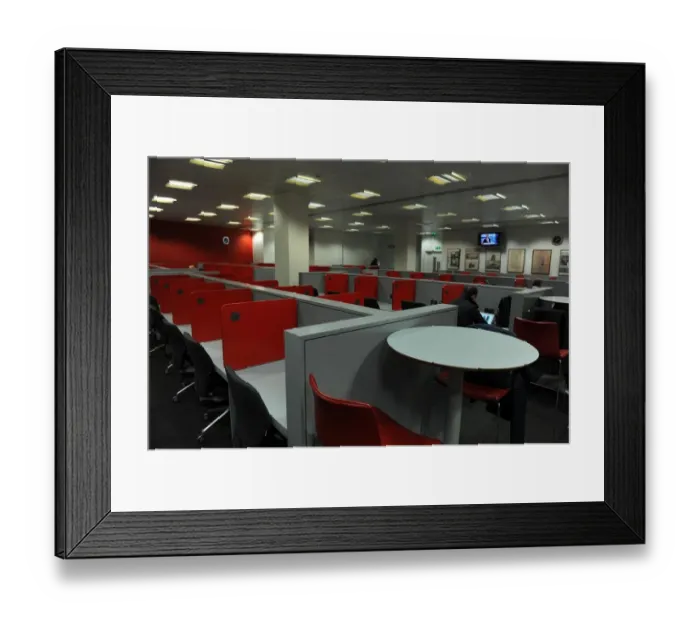 Framed Print : Arsenal Triumphs Over Manchester United 2:1 in Barclays Premier League at Emirates Stadium (November 2014)