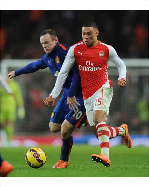 Clash of Stars: Oxlade-Chamberlain vs. Rooney - Arsenal vs. Manchester United (2014-15)