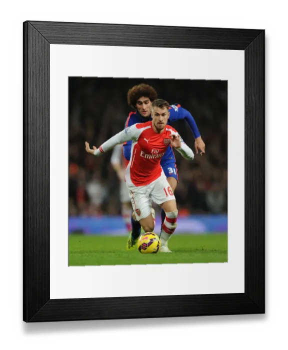Framed Print : Clash of the Titans: Ramsey vs. Fellaini - Arsenal vs. Manchester United Midfield Battle (2014-15) Framed Print : Clash of the Titans: Ramsey vs. Fellaini - Arsenal vs. Manchester United Midfield Battle (2014-15)