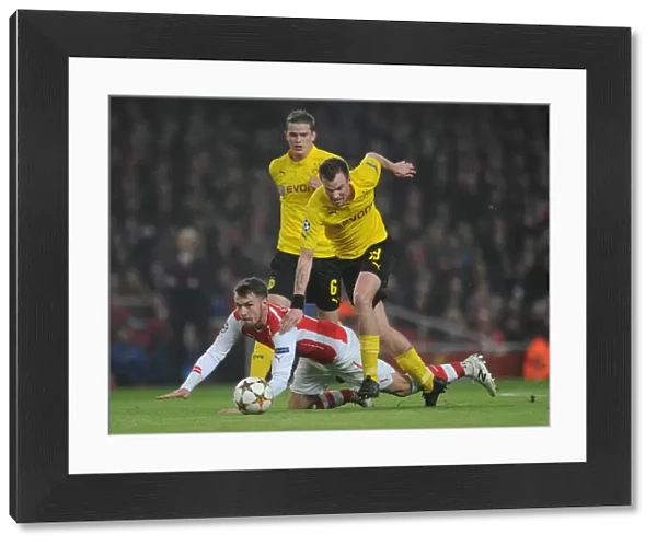 Aaron Ramsey (Arsenal) Kevin Grosskreutz (Dortmund). Arsenal 2: 0 Borussia Dortmund