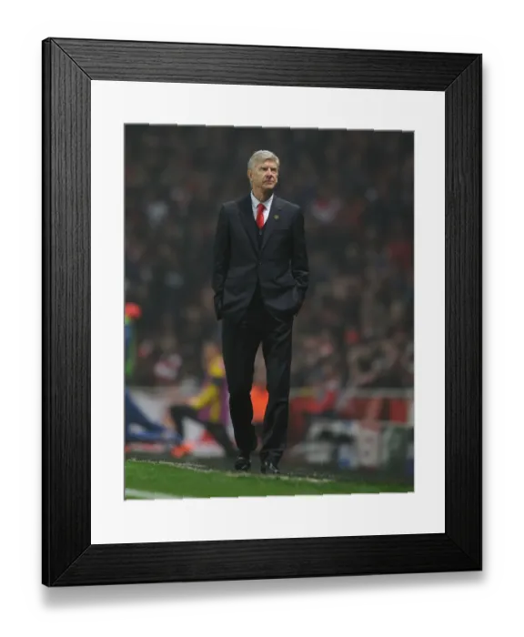 Framed Print : Arsene Wenger Leads Arsenal Against Borussia Dortmund in Champions League Clash (2014-15) Framed Print : Arsene Wenger Leads Arsenal Against Borussia Dortmund in Champions League Clash (2014-15)