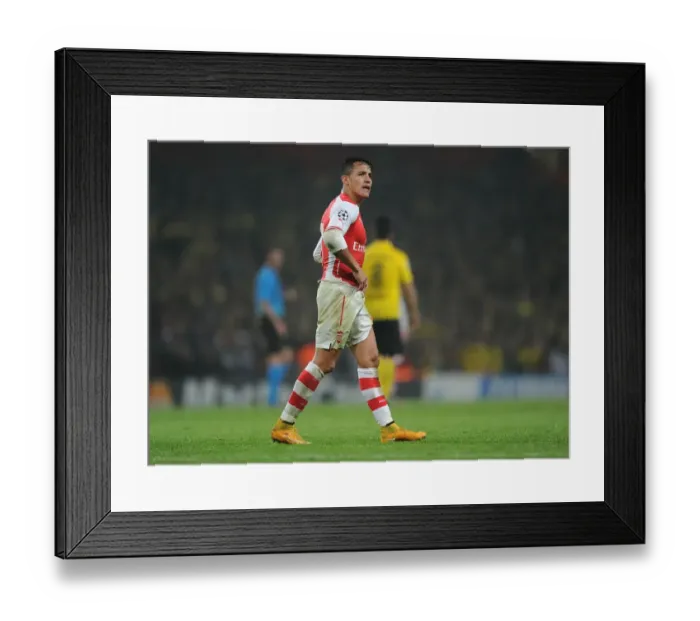 Framed Print : Champions League: Arsenal vs. Borussia Dortmund Showdown Framed Print : Champions League: Arsenal vs. Borussia Dortmund Showdown