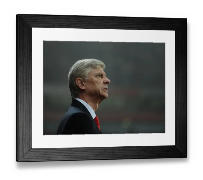 Framed Print : Arsene Wenger Leads Arsenal in UEFA Champions League Showdown against Borussia Dortmund (2014) Framed Print : Arsene Wenger Leads Arsenal in UEFA Champions League Showdown against Borussia Dortmund (2014)
