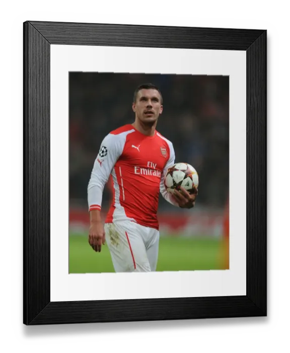 Framed Print : Podolski's Emotional Reaction: Arsenal FC vs Borussia Dortmund, UEFA Champions League (2014-15) Framed Print : Podolski's Emotional Reaction: Arsenal FC vs Borussia Dortmund, UEFA Champions League (2014-15)