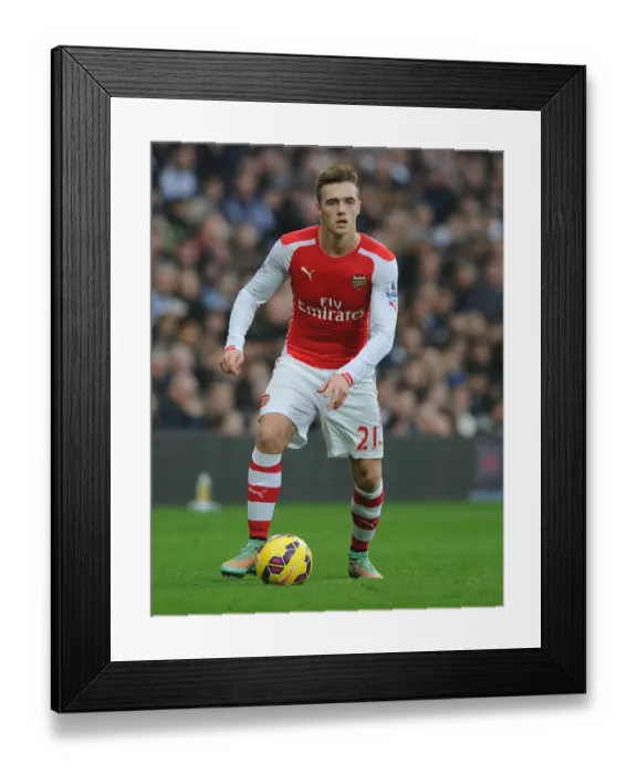 Framed Print : Calum Chambers in Action: Arsenal vs. West Bromwich Albion, Premier League 2014 / 15