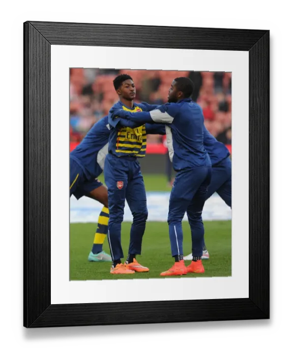Framed Print : Ainsley Maitland-Niles Pre-Match: Stoke City vs. Arsenal (2014-15) Framed Print : Ainsley Maitland-Niles Pre-Match: Stoke City vs. Arsenal (2014-15)