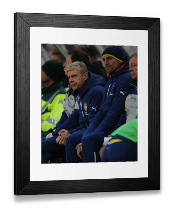 Framed Print : Intense Focus: Arsene Wenger and Steve Bould at Britannia Stadium (Stoke City vs Arsenal, 2014-15) Framed Print : Intense Focus: Arsene Wenger and Steve Bould at Britannia Stadium (Stoke City vs Arsenal, 2014-15)